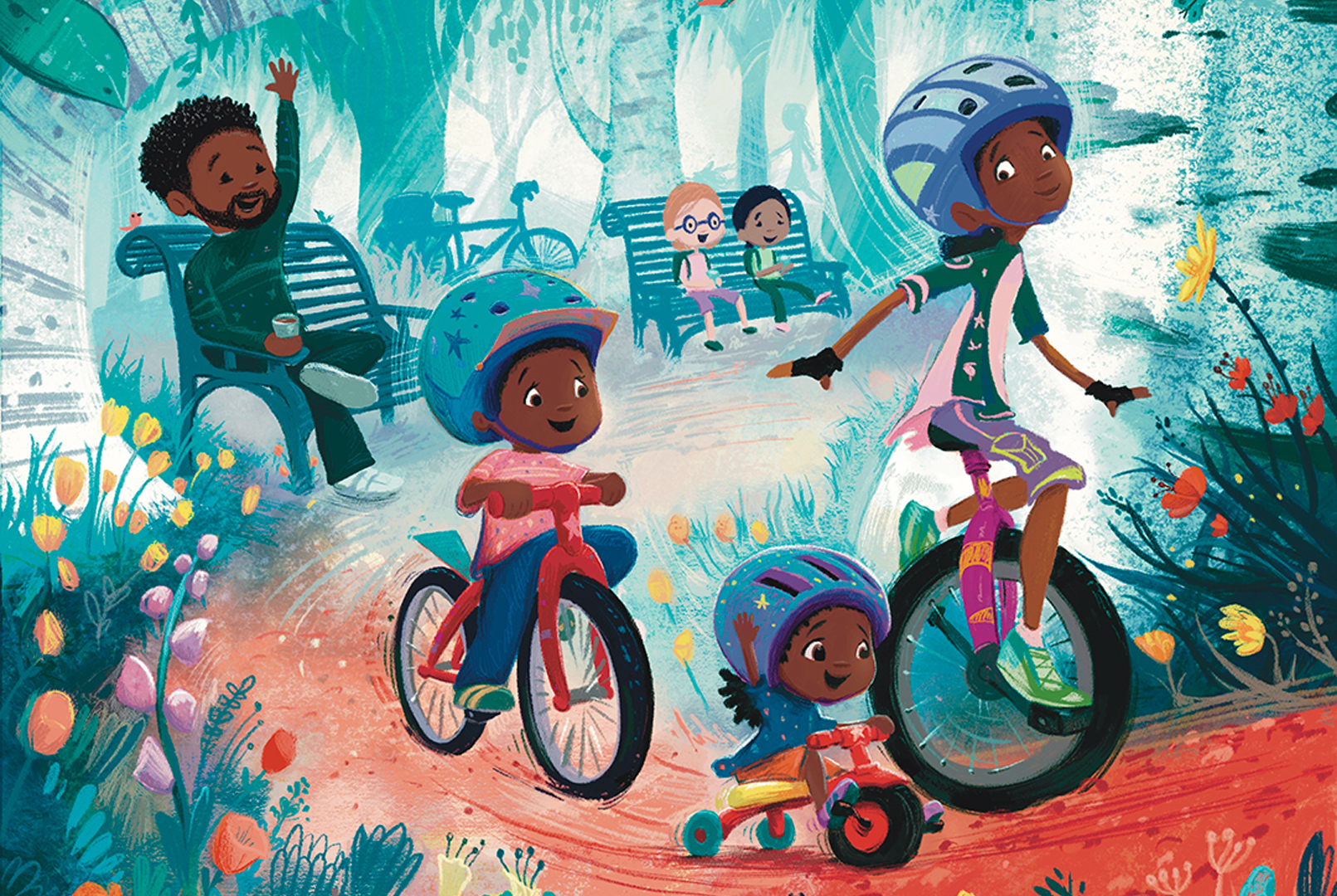 kids-book-illustration-bikes