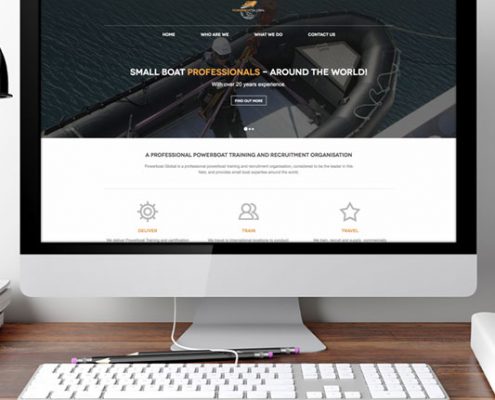 Powerboat Global website design